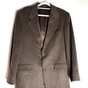 Vintage Bill Blass Camel Hair Blazer Classic Brown Tailoring